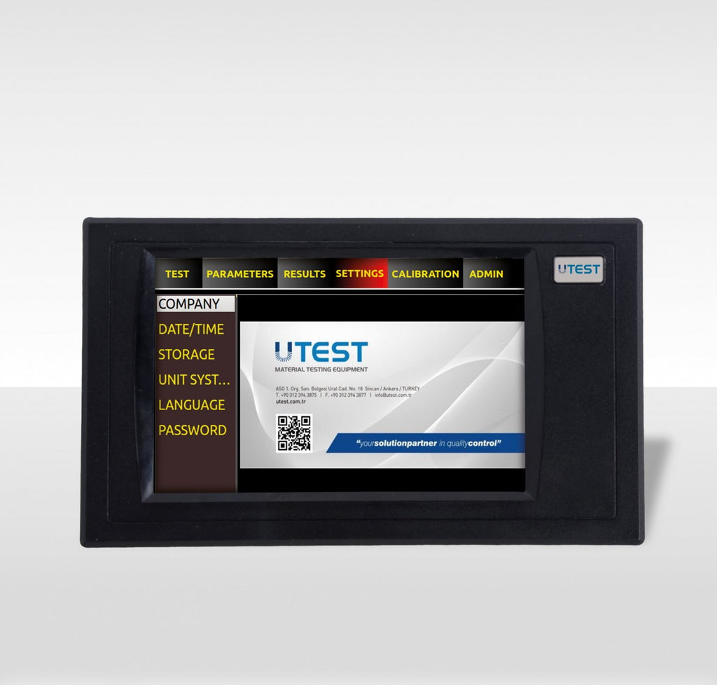 UTEST Software for Automatic Compression/Flexure Testing Machines